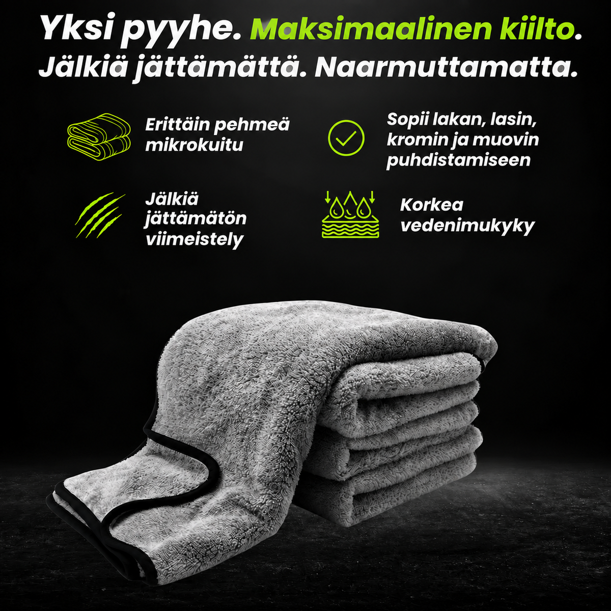 KLARSYN™ – ClearDry – Mikrokuituliina ulkopuoliseen kuivaukseen
