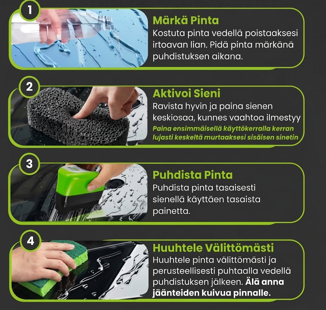 4 levitysvaihetta